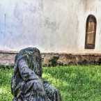 CBA - Liška Pavel - socha u kostela...